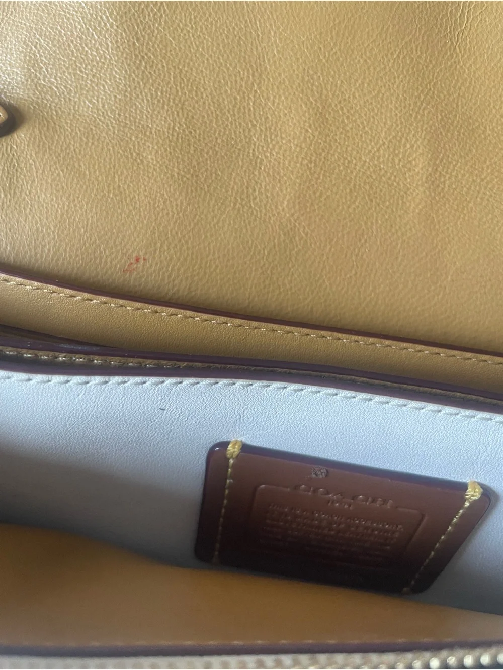 Coach 1941 Callie White Leather Floral Appliqué Chain Crossbody